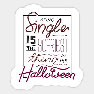 Single Halloween Sticker